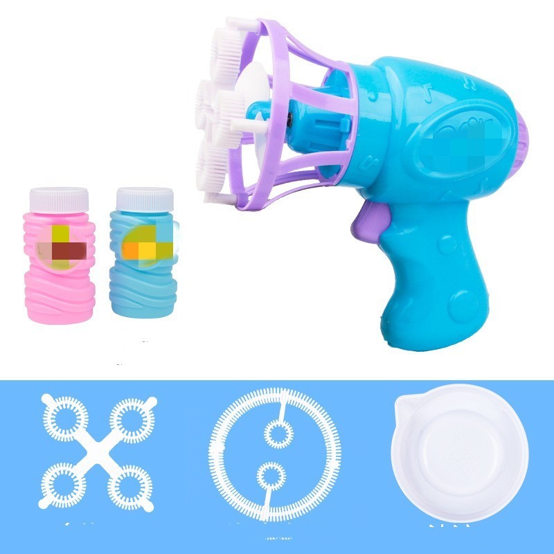 Children's Electric Fan Bubble Gun Automatic