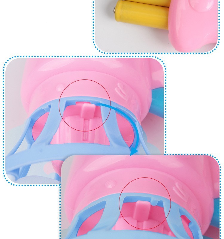 Children's Electric Fan Bubble Gun Automatic