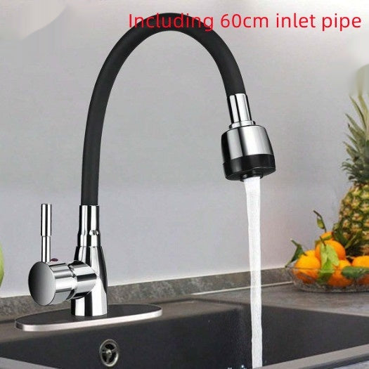360-degree Rotating Flexible Kitchen Sink Hot And Cold Faucet