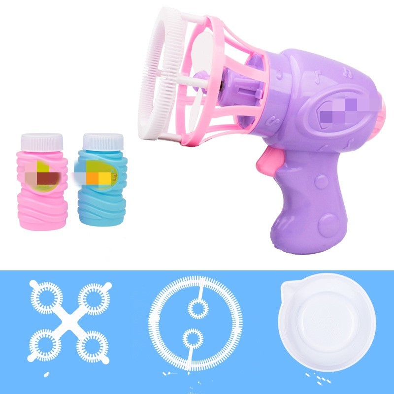 Children's Electric Fan Bubble Gun Automatic